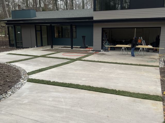 A finished house