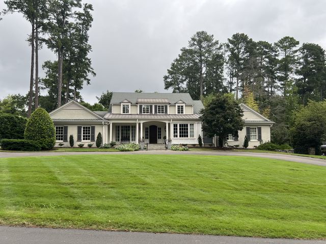 A finished house