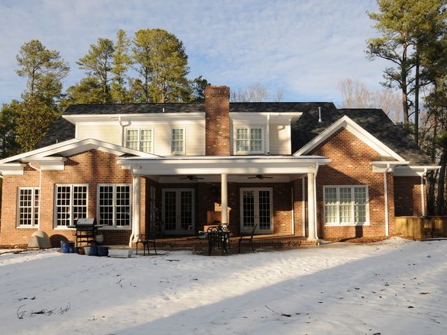 A finished house