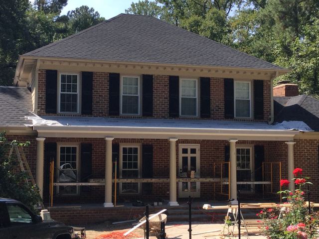 A finished house
