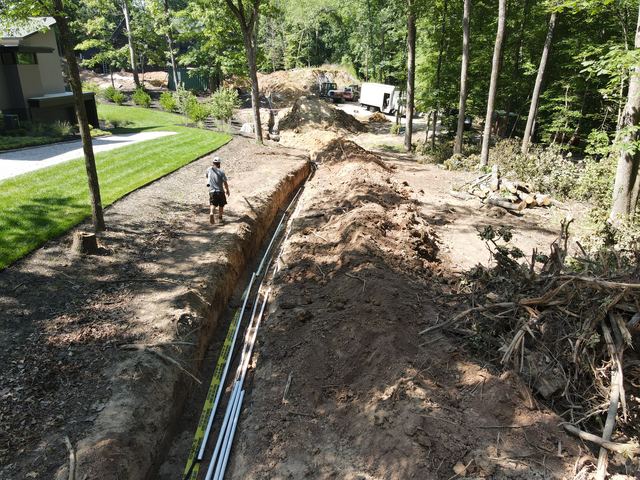 A house under construction