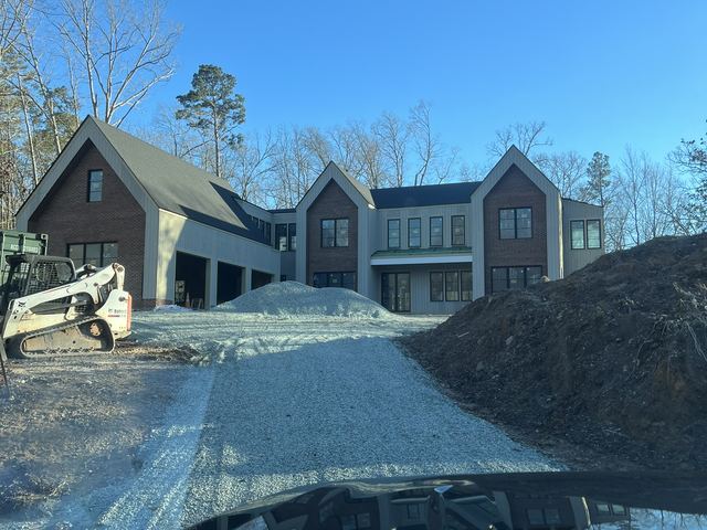 A house under construction