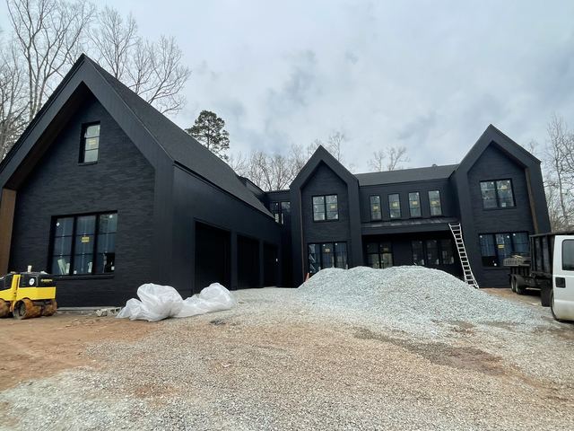 A house under construction
