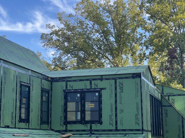 A house under construction